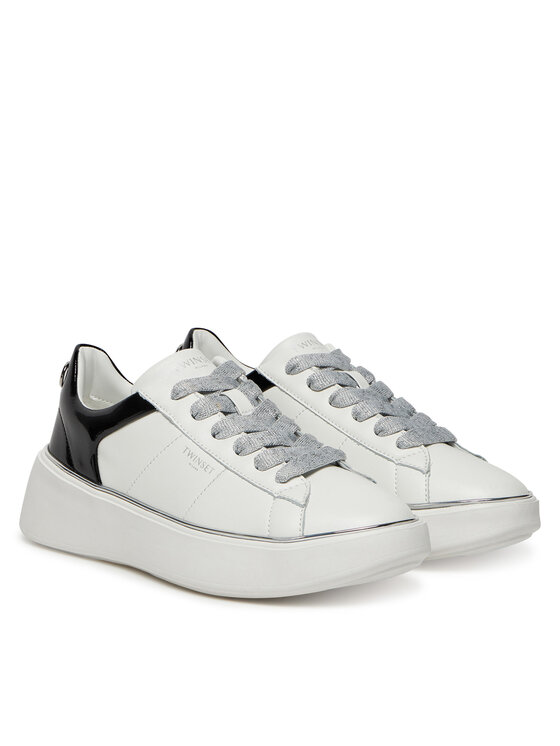 TWINSET TWINSET Sneakersy 251TCP042 Biały