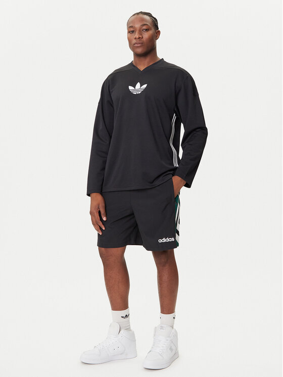 adidas adidas Longsleeve adicolor Mesh JY1307 Czarny Regular Fit