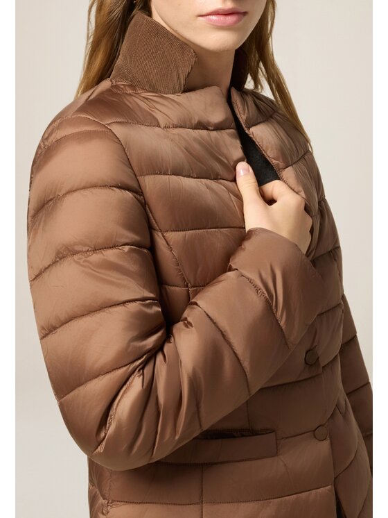 Oltre Oltre Giubbotto piumino F635R001453N002 Marrone Regular Fit