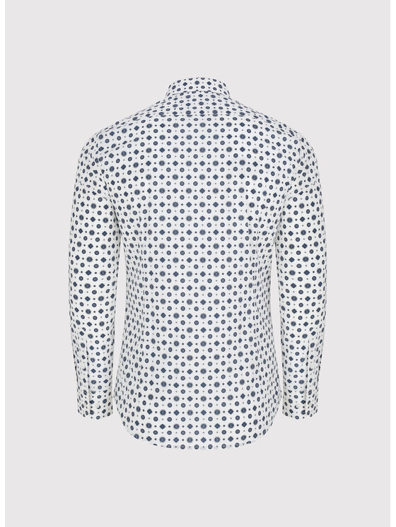 Pako Lorente Pako Lorente Koszula P25WF-1X-056 Biały Slim Fit