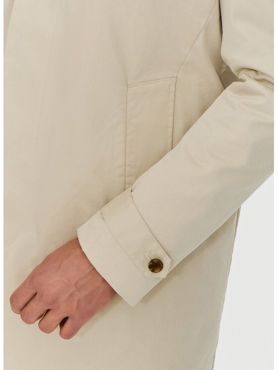 Pako Lorente Pako Lorente Płaszcz przejściowy P24SF-7X-001 Beżowy Classic Fit