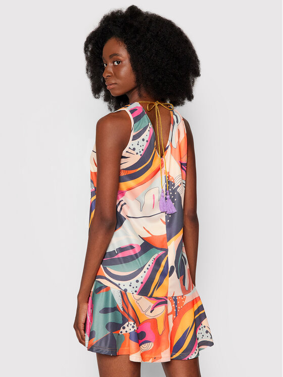 Vestito estivo Jungle Eyes Multicolore Regular Fit...