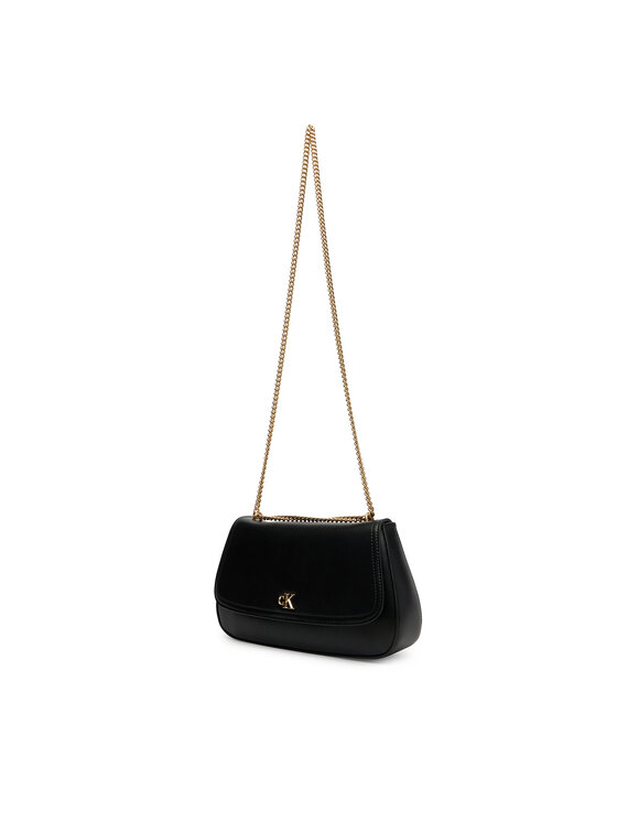 Calvin Klein Calvin Klein Torebka Ck Convertible Chain Medium Bag LV04F3171G Czarny