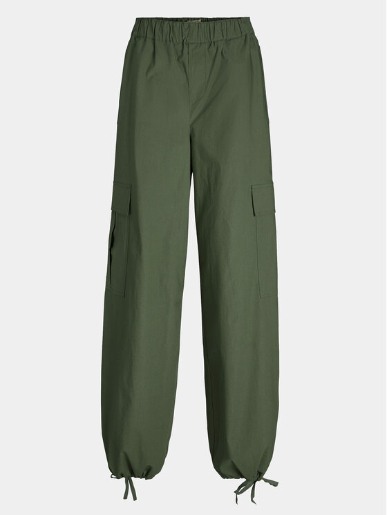 JJXX JJXX Hlače Yoko 12224655 Zelena Cargo Fit