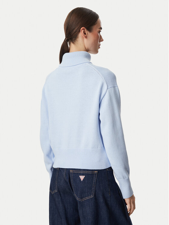 Calvin Klein Jeans Calvin Klein Jeans Rollkragenpullover LV047H329G Hellblau Regular Fit