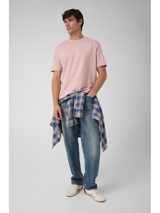 Guess Guess T-Shirt 185139 Różowy Classic Fit