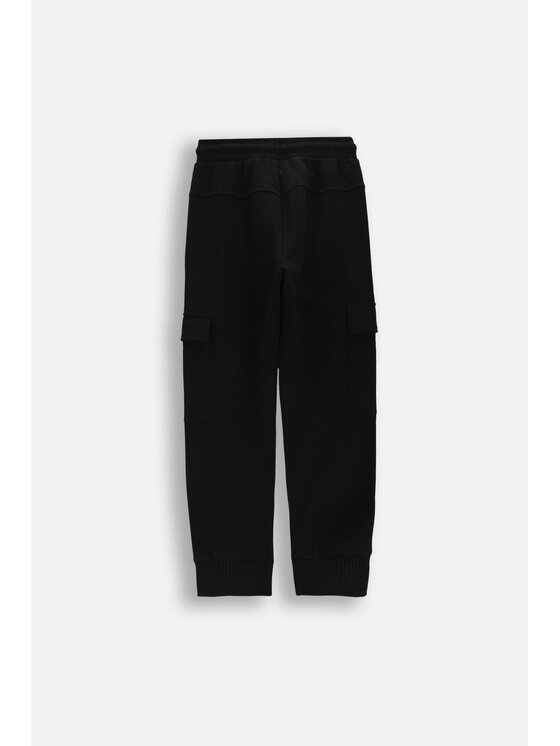 Coccodrillo Coccodrillo Spodnie dresowe WC6120101RBK-021 Czarny Regular Fit