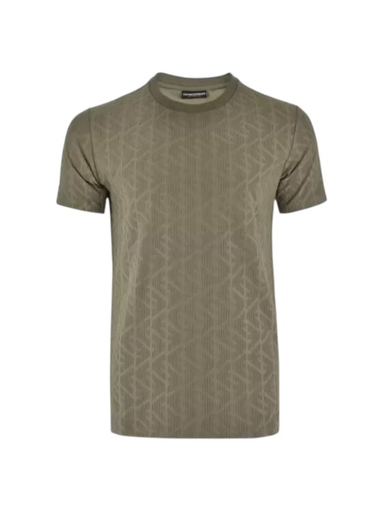 Emporio Armani Tričko EM000692 AF12362 U6189 Hnedá Regular Fit