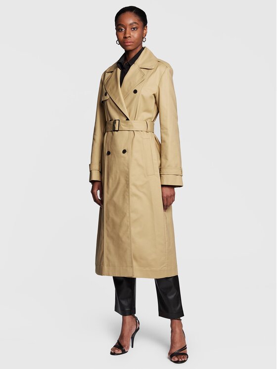 Hugo Trench Mesendi-2 50484472 Bež Regular Fit