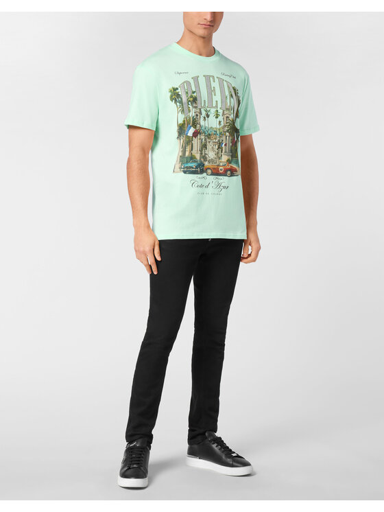 PHILIPP PLEIN PHILIPP PLEIN T-shirt 23585 Verde Regular Fit