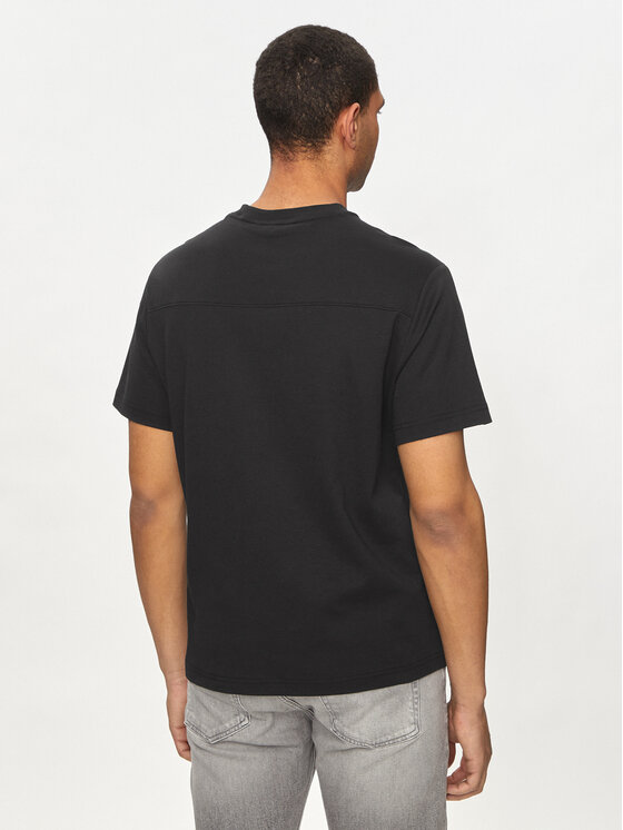Calvin Klein Calvin Klein Marškinėliai Shadow Embosed Logo K10K113105 Juoda Regular Fit