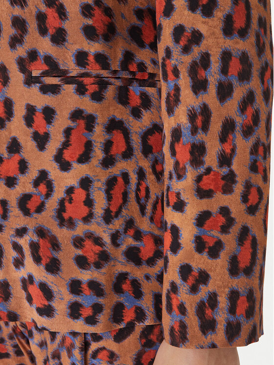 LOLA CASADEMUNT LOLA CASADEMUNT Bleizers MS2602005 Brūns Straight Fit