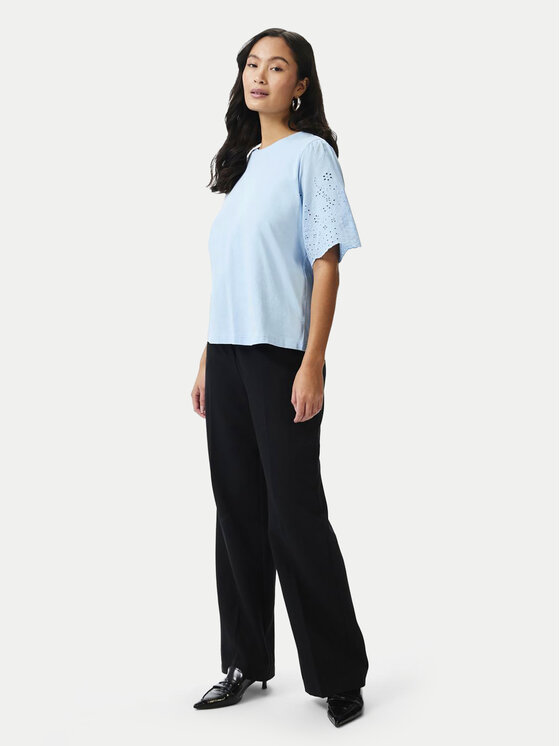 YAS YAS Tričko Lex 26033890 Modrá Regular Fit