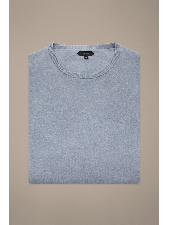 Lancerto Lancerto Sweter Joakim SW073225000043 Niebieski Regular Fit