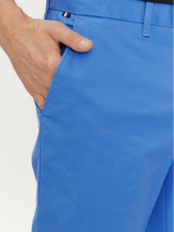 Tommy Hilfiger Tommy Hilfiger Pantaloni chino Denton MW0MW25964 Albastru Straight Fit