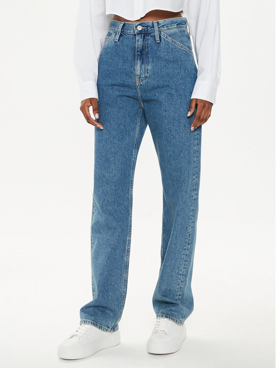 Calvin Klein Jeans Calvin Klein Jeans Τζιν J20J223718 Μπλε Straight Fit