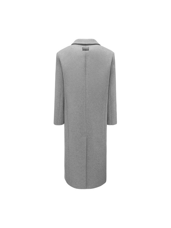 La Mania La Mania Cappotto COMFY COAT 2 Grigio Classic Fit