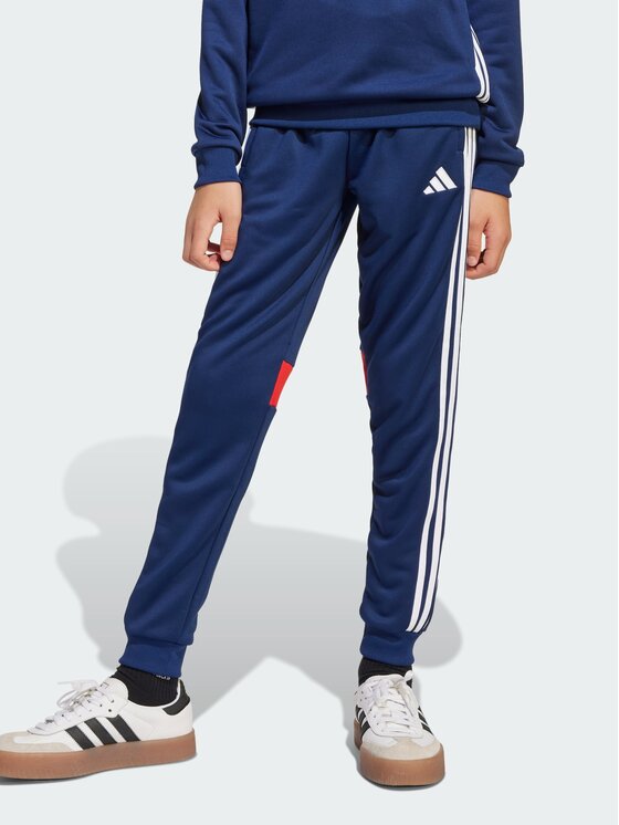 adidas adidas Spodnie materiałowe Tiro Niebieski jasny Regular Fit