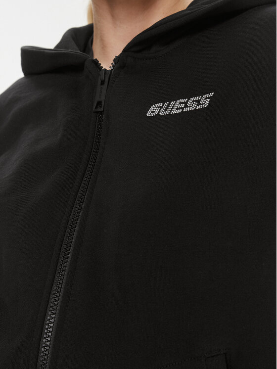 Guess Guess Μπλούζα Eleanora V4RQ04 KC5O0 Μαύρο Regular Fit