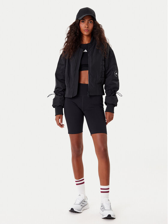 brunt crazy about ブラック adidas by Stella McCartney Kurtka bomber True Nature JF6030