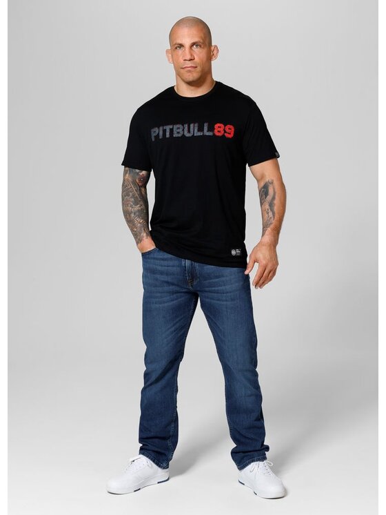 PITBULL PITBULL T-Shirt Koszulka Czarny Regular Fit