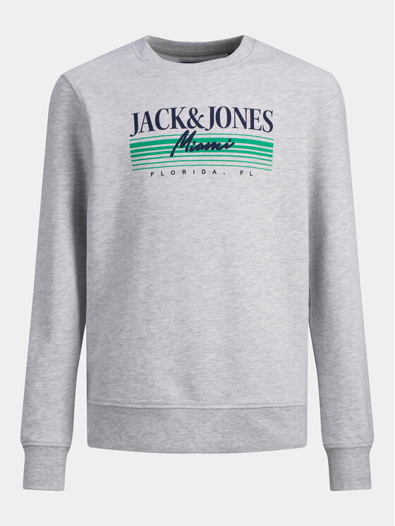 Jack&Jones Junior Jack&Jones Junior Majica dugih rukava 12235502 Siva Standard Fit