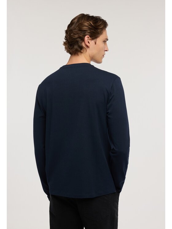 Trussardi Trussardi Longsleeve G0238100040N0B1 Blu Regular Fit