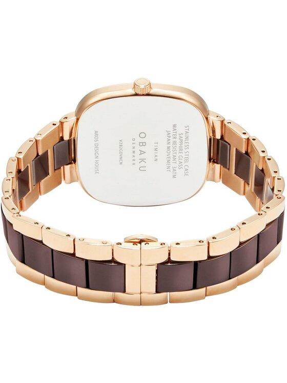 Obaku Obaku Zegarek V282GDVNCN Złoty