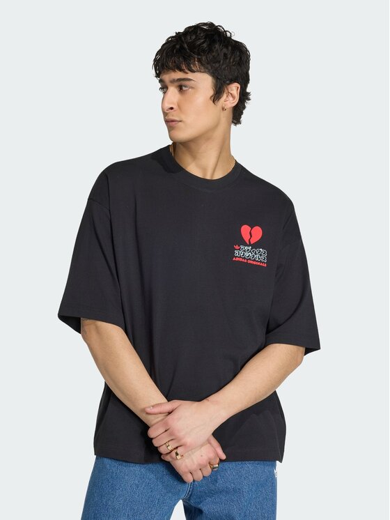 adidas adidas T-Shirt 164257 Czarny Oversize