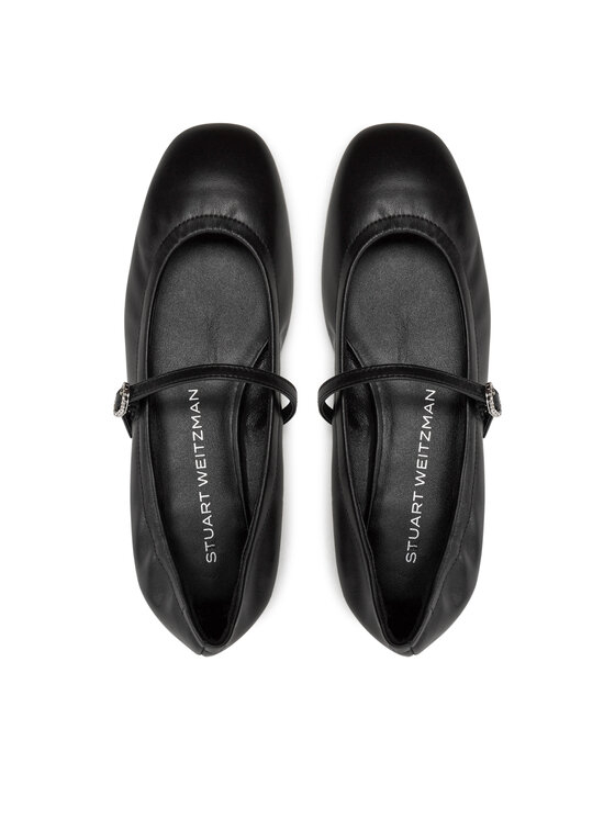 Stuart Weitzman Stuart Weitzman Baleriny Claris Ballet Flat SI573 Czarny