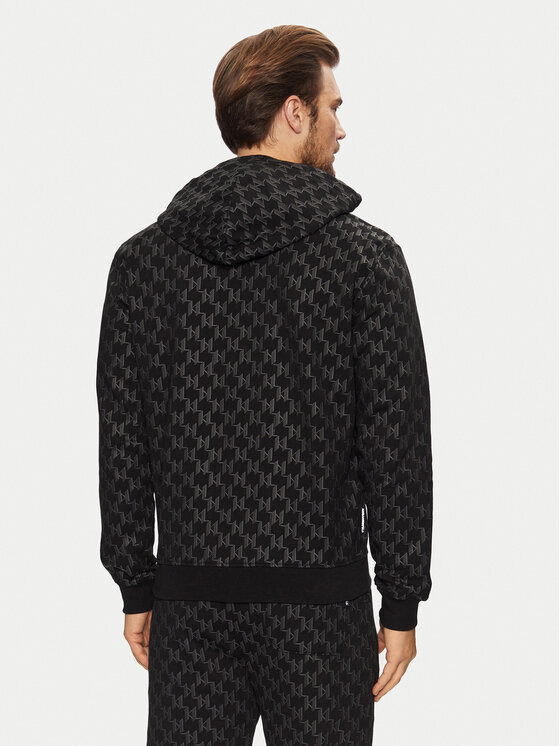 KARL LAGERFELD KARL LAGERFELD Pulóver 705095 551951 Fekete Regular Fit