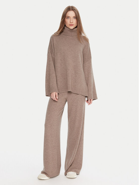 Kontatto Kontatto Rollkragenpullover 3M0961C Beige Relaxed Fit