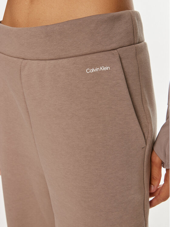 Calvin Klein Calvin Klein Spodnie dresowe Nano Logo K20K208330 Beżowy Regular Fit
