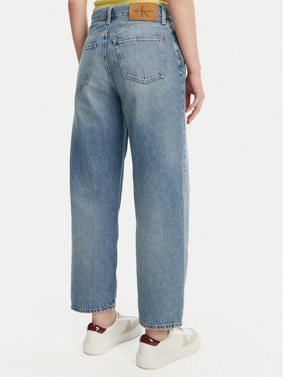 Calvin Klein Jeans Calvin Klein Jeans Jeans hlače J20J225604 Modra Straight Fit