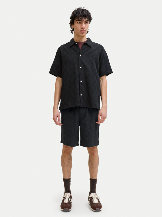 Jack & Jones Jack & Jones Cămașă Montauk 12293555 Negru Relaxed Fit