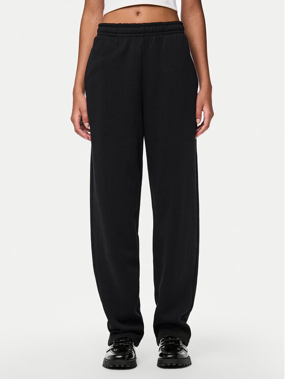 Pieces Pantaloni da tuta Chilli 17156301 Nero Straight Fit, taglia : L