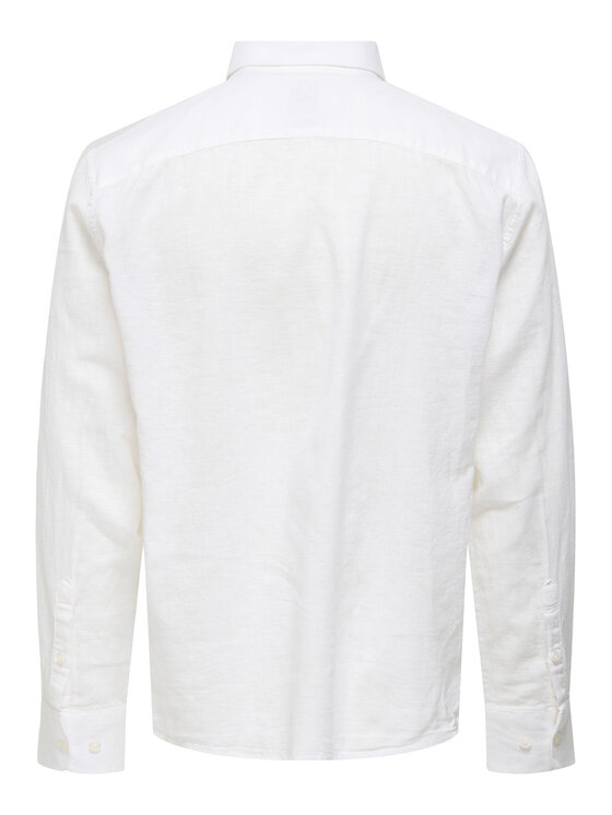 Only & Sons Only & Sons Koszula Caiden 22031804 Biały Regular Fit