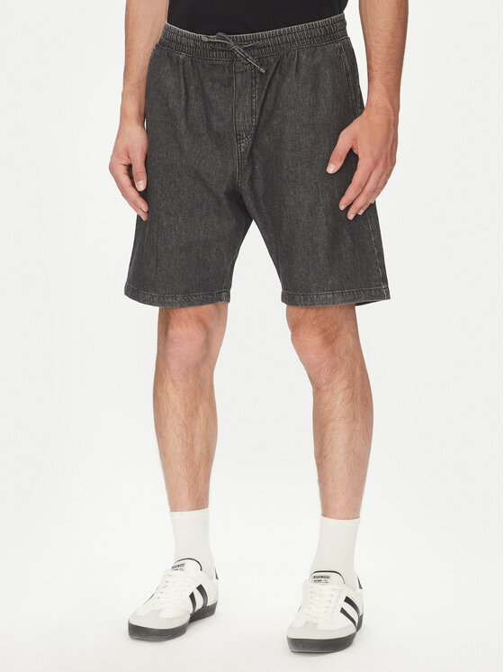 Jack&Jones Szorty jeansowe Tony 12270251 Czarny Relaxed Fit