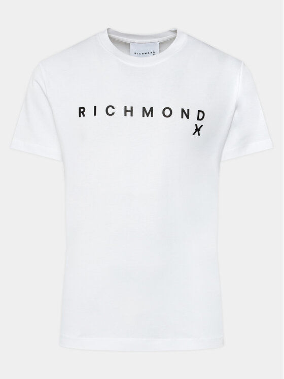 Richmond X T-shirt Aaron UMP24004TS Bianco Regular Fit, taglia : L