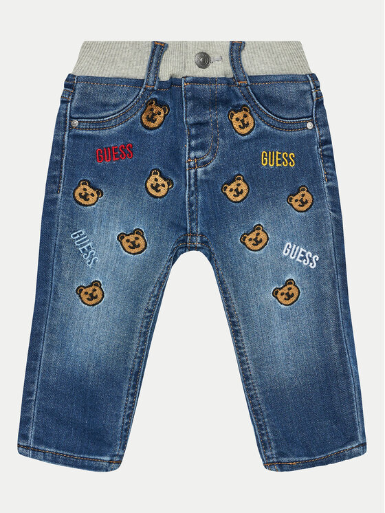 Guess Guess Džinsai N4YA02 D5FQ0 Mėlyna Regular Fit