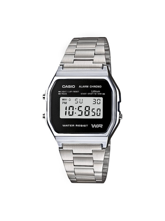 Hodinky Casio, Barva: Stříbrná, Vintage A158WEA-1EF