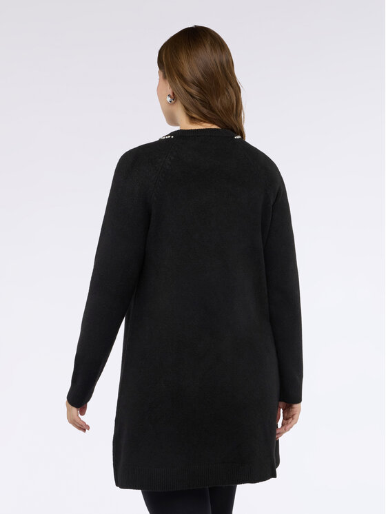 Fiorella Rubino Fiorella Rubino Sweter M090L008363N033 Czarny Regular Fit