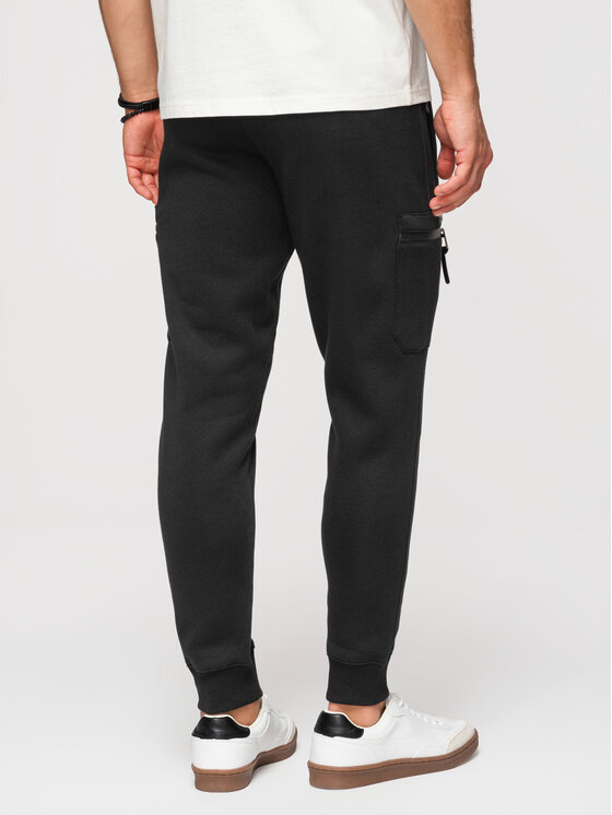 Ombre Ombre Joggery OM-PASK-0222 Czarny Jogger Fit