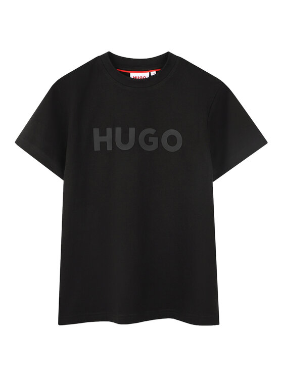 HUGO HUGO Футболка G00333 S Чорний Regular Fit