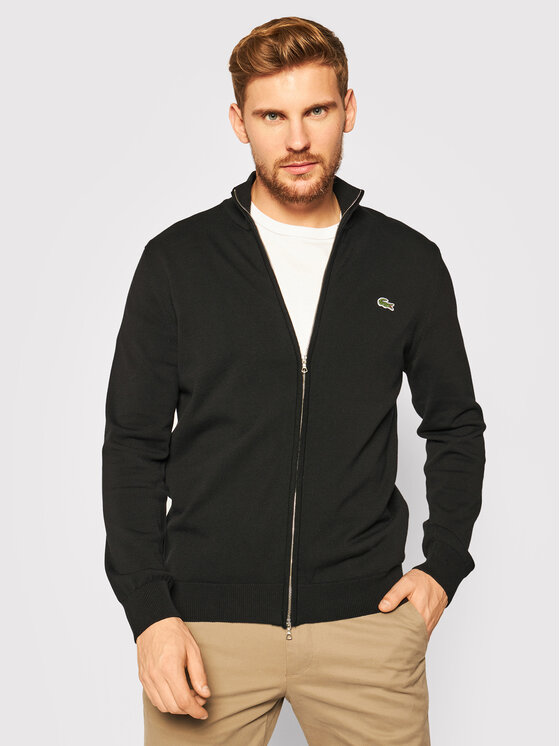 Lacoste Lacoste Sweter AH1957 Czarny Classic Fit