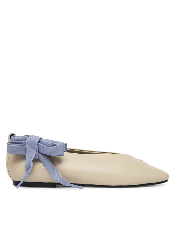 Tommy Jeans Tommy Jeans Balerini Tjw Ballerina With Laces EN0EN02939 Écru