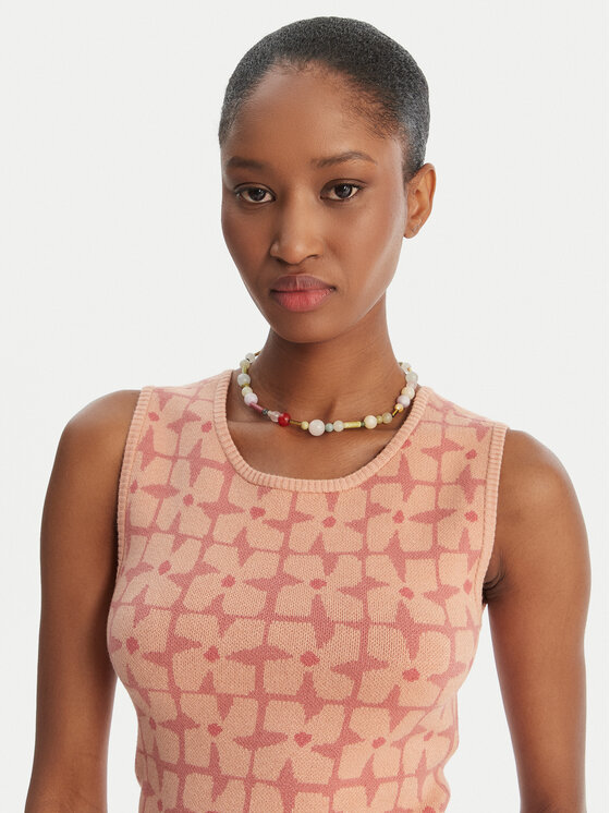 RVCA RVCA Top Shiver 23B071504 Rosa Slim Fit