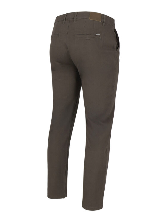 Volcano Volcano Chinosy R-RIGO Brązowy Regular Fit