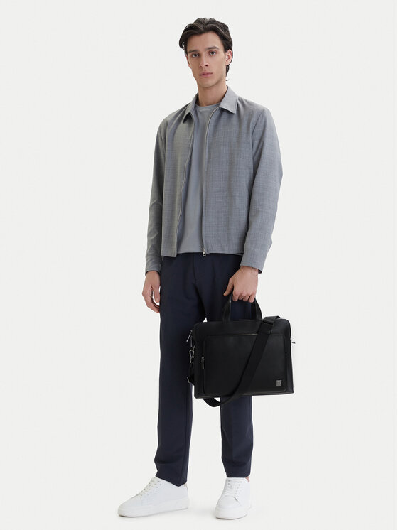 Calvin Klein Geantă pentru laptop Emblem Hw Commuter LV04D3290G Negru