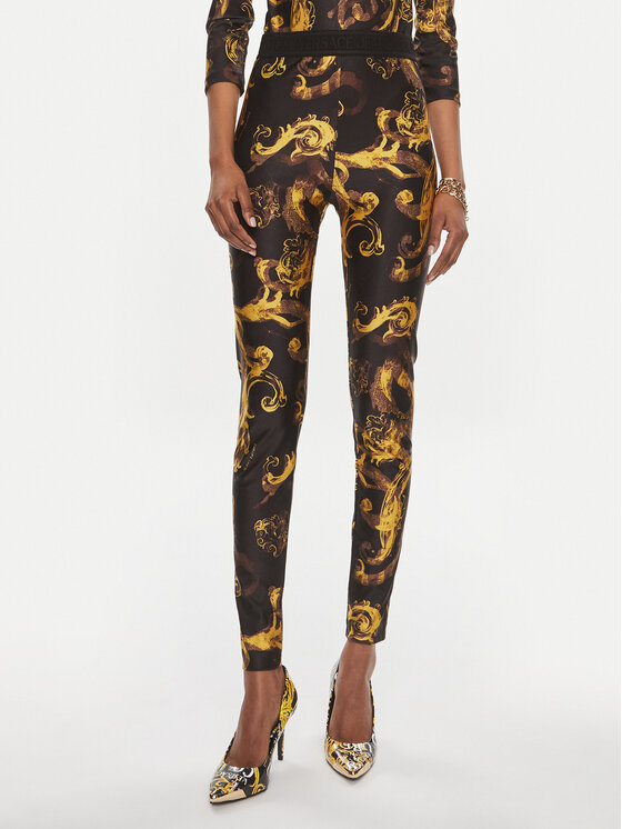 Versace Jeans Couture Versace Jeans Couture Legíny 76HAC101 Černá Skinny Fit